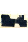 Коврики салону Opel Movano 1998-2003 ковролін прорезинений