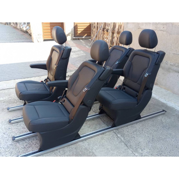 Комплект салону — 4 капітанські сидіння Comfort Lugano шкіра + кріплення