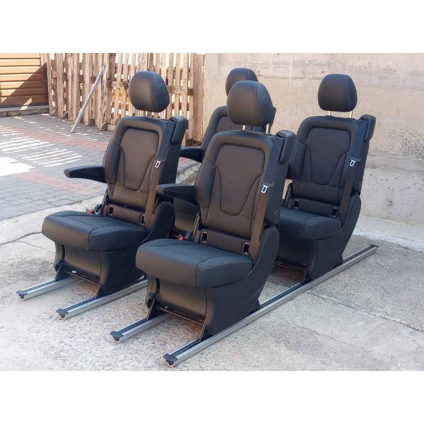 Комплект салону — 4 капітанські сидіння Comfort Lugano шкіра + кріплення